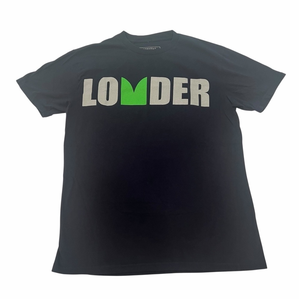 Seattle Seahawks “Louder” Graphic T-Shirt – Navy Blue/Green